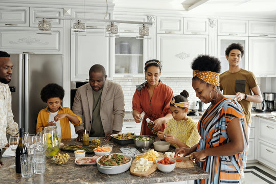 family cooking