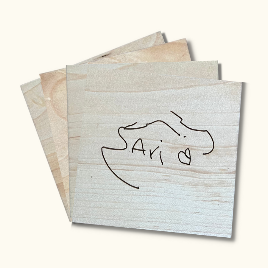 Handwritten Signature Coasters