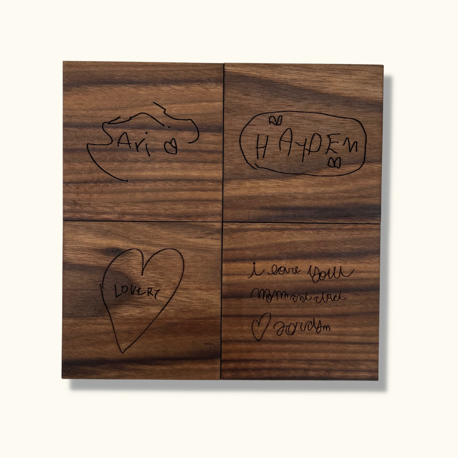 Handwritten Signature Coasters