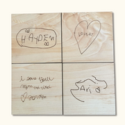 Handwritten Signature Coasters