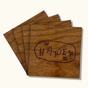Handwritten Signature Coasters