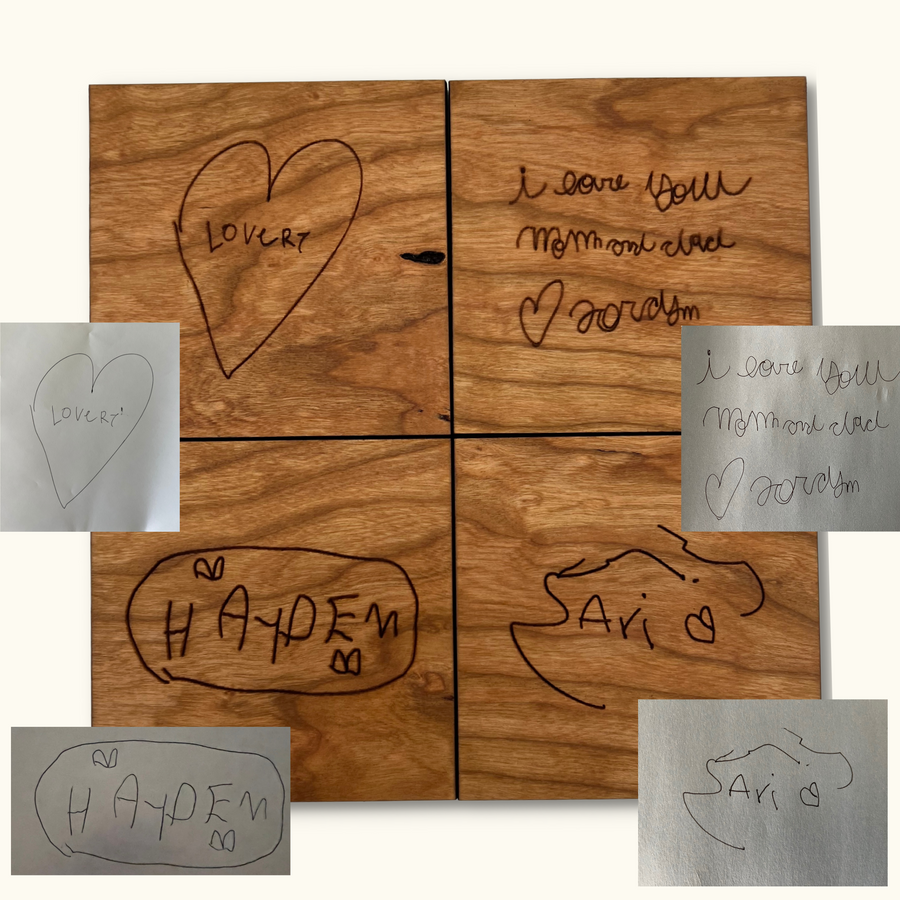 Handwritten Signature Coasters