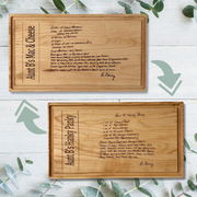 Handwritten Recipe Board- Double Sided