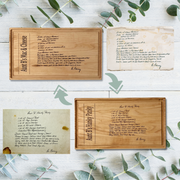 Handwritten Recipe Board- Double Sided