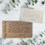 Handwritten Love Notes Board