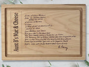 Handwritten Recipe Board